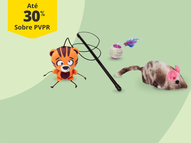 At&eacute; 30% PVPR em brinquedos